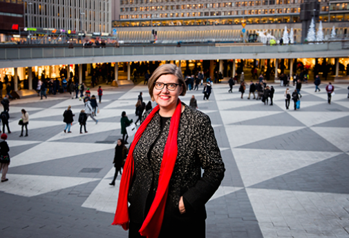 Astrid Söderberg Widding. Foto: Eva Dalin för Stockholms universitet.